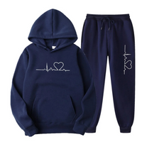 Comfortable Women’s Tracksuit - Lyra-Dark Blue-S-State of Style