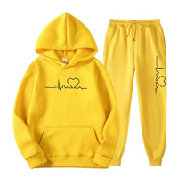Comfortable Women’s Tracksuit - Lyra-Yellow-S-State of Style