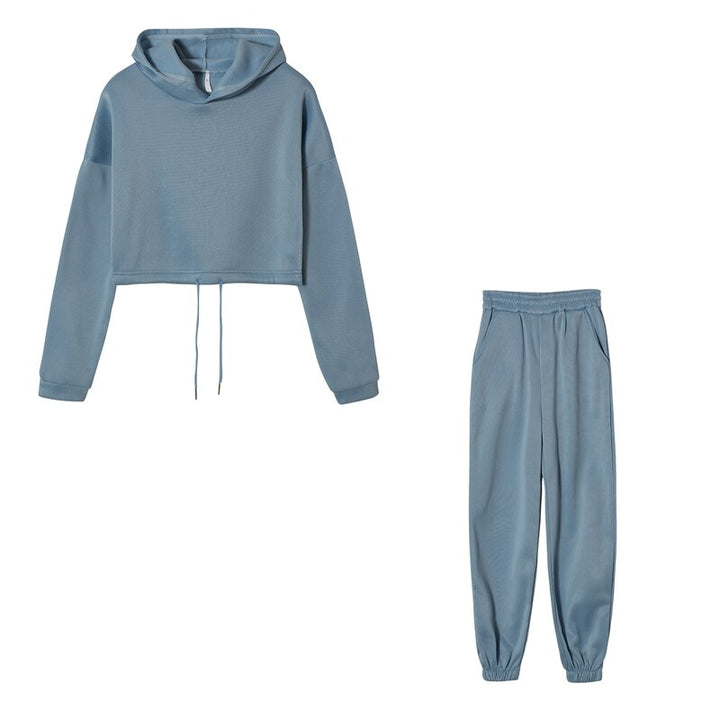 Comfortable Women's Tracksuit - Serena-Blue-S-State of Style