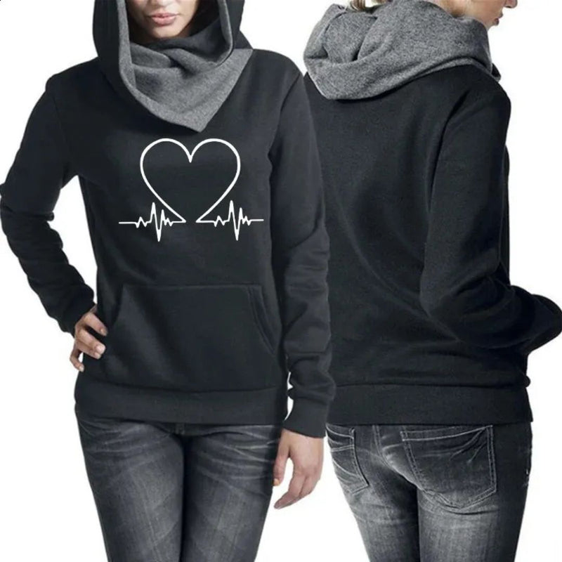 COMFORTABLE WOMEN'S TWO-PIECE TRACKSUIT - WARMFLEX™-Black-S-State of Style