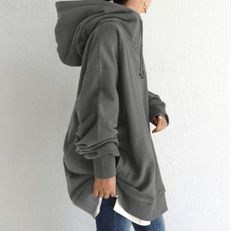 Comfortable Women's Vest with Hood - ComfyHood-Khaki-S-State of Style
