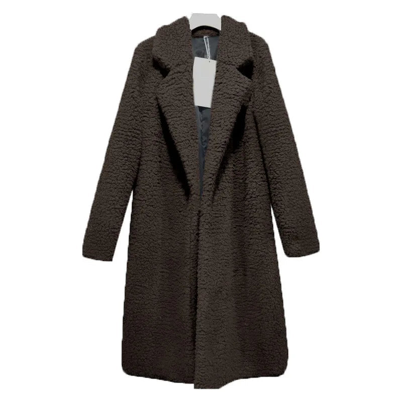 Comfortable Women's Winter Coat - Mila-Brown-S-State of Style