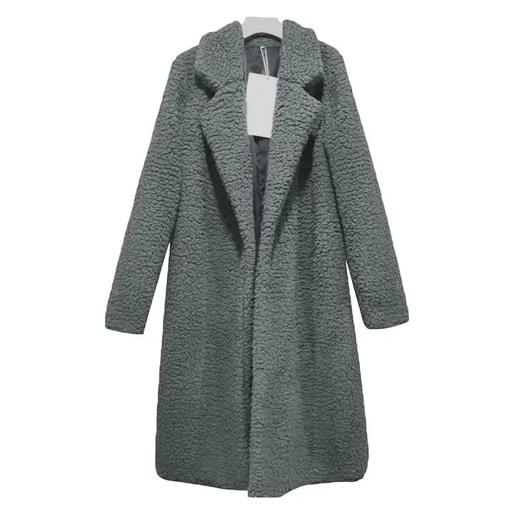 Comfortable Women's Winter Coat - Mila-Dark Grey-S-State of Style