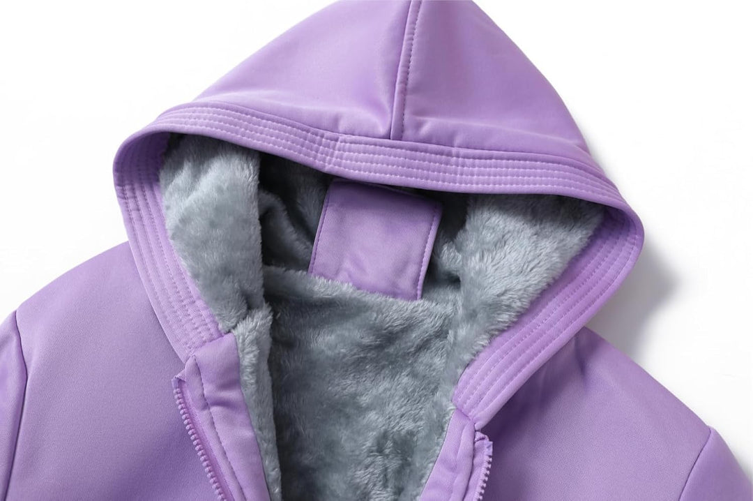 Comfortable Women's Winter Fleece Jacket - Gemma-Black-S-State of Style