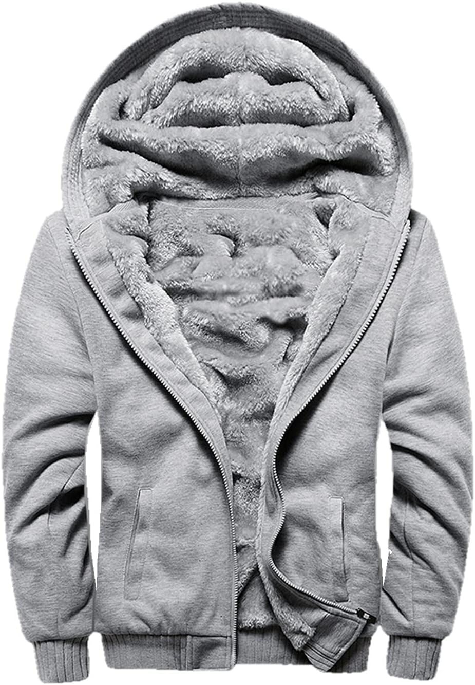 Comfortable Women's Winter Fleece Jacket - Gemma-Grey-S-State of Style