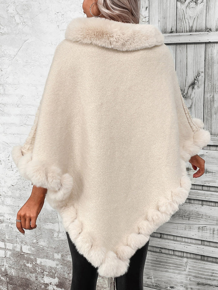 Comfortable Women's Winter Poncho - Aurora-S-State of Style