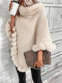 Comfortable Women's Winter Poncho - Aurora-S-State of Style