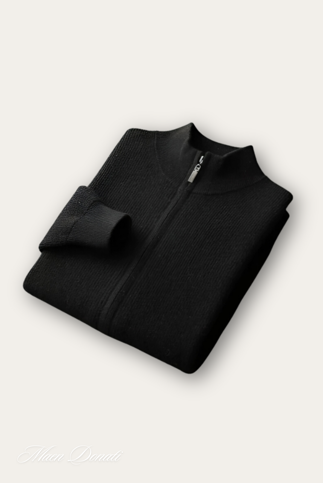 Comfortable Wool Men's Vest - Elias-Black-S-State of Style