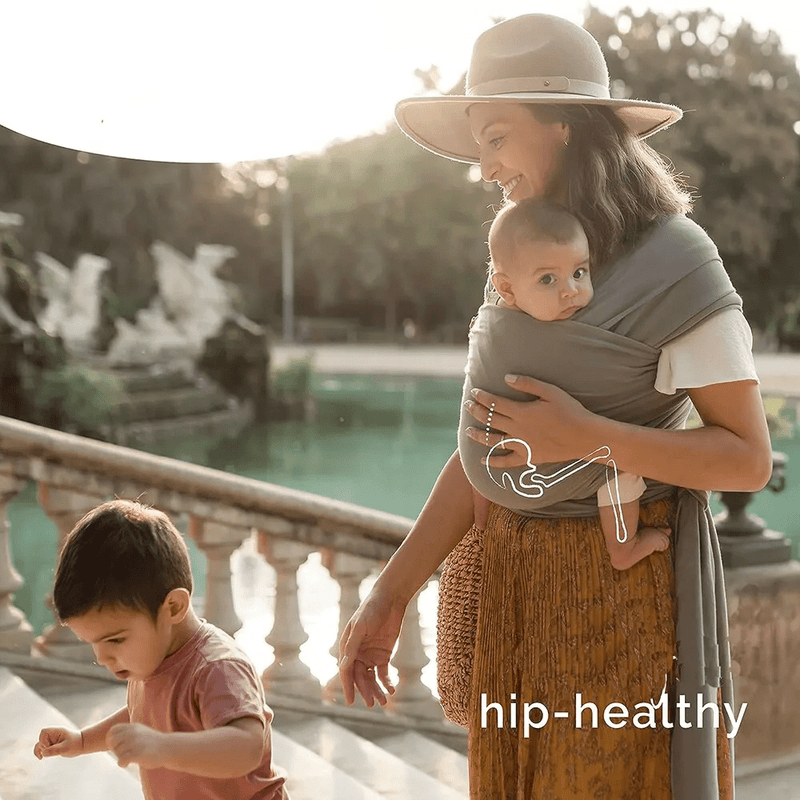 Comfortable Wrap Carrier - KleintjeKnuffel-Grey-State of Style