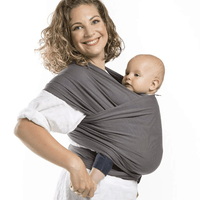 Comfortable Wrap Carrier - KleintjeKnuffel-Grey-State of Style