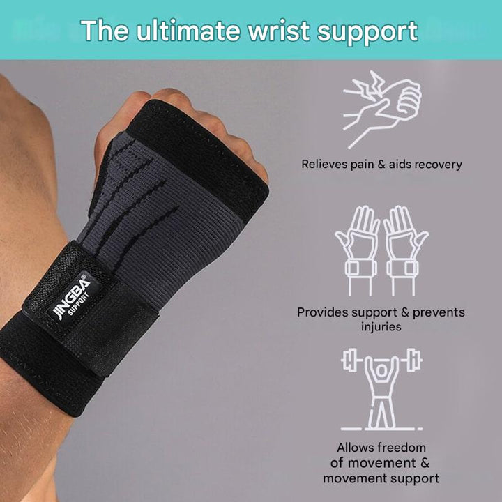 Comfortable Wrist Brace – FlexGuard-S-M-Black-Short-State of Style