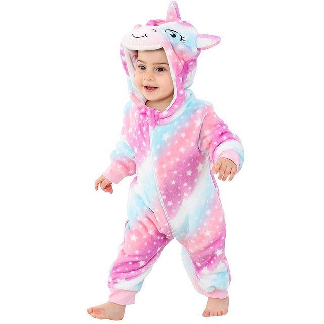 Comfy Baby Onesie with Hood - Soft Winter Warmth-9-2-6 Months-State of Style
