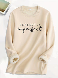 Comfy Fleece Sweatshirt - Liona-Beige-S-State of Style