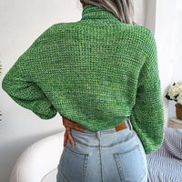 Comfy Knitted Turtleneck Jumper - Emilia-Green-S-State of Style