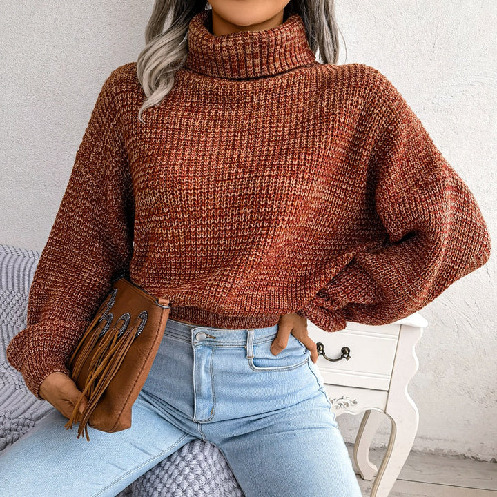 Comfy Knitted Turtleneck Jumper - Emilia-Green-S-State of Style