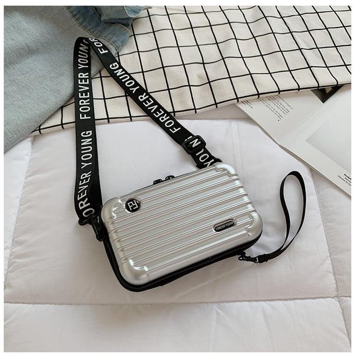 Compact and Stylish Mini Handbag for Women - LunaBag-Silver-State of Style