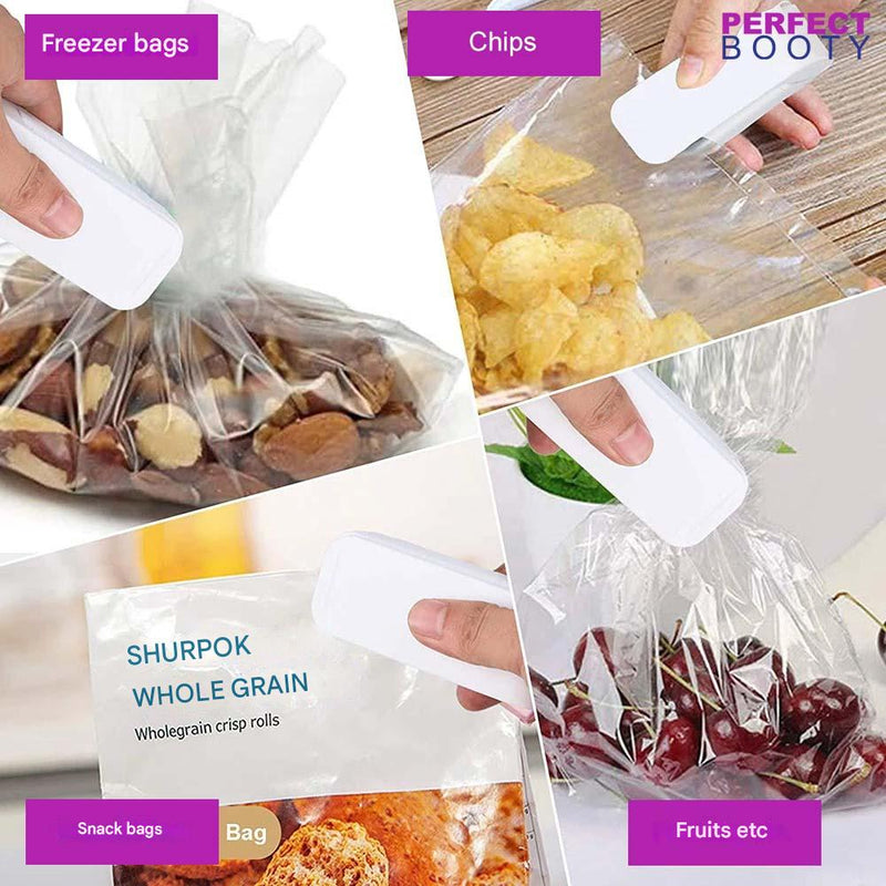 Compact Bag Sealer - FreshLock Sealer-White-State of Style