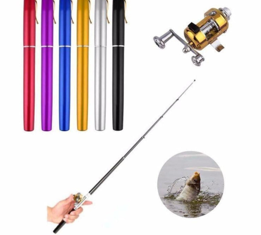 Compact Fishing Rod Set - TravelCast-Black-State of Style