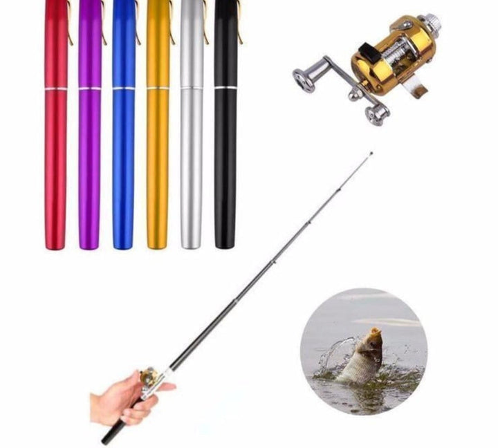 Compact Fishing Rod Set - TravelCast-Black-State of Style