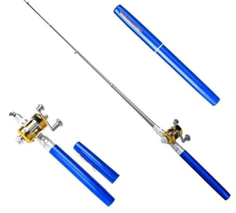 Compact Fishing Rod Set - TravelCast-Blue-State of Style
