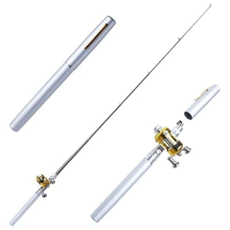 Compact Fishing Rod Set - TravelCast-White-State of Style