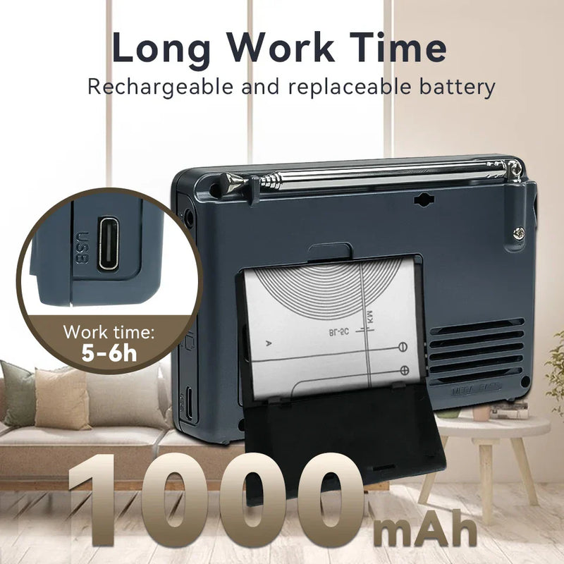 Compact Portable Radio - EchoWave-State of Style