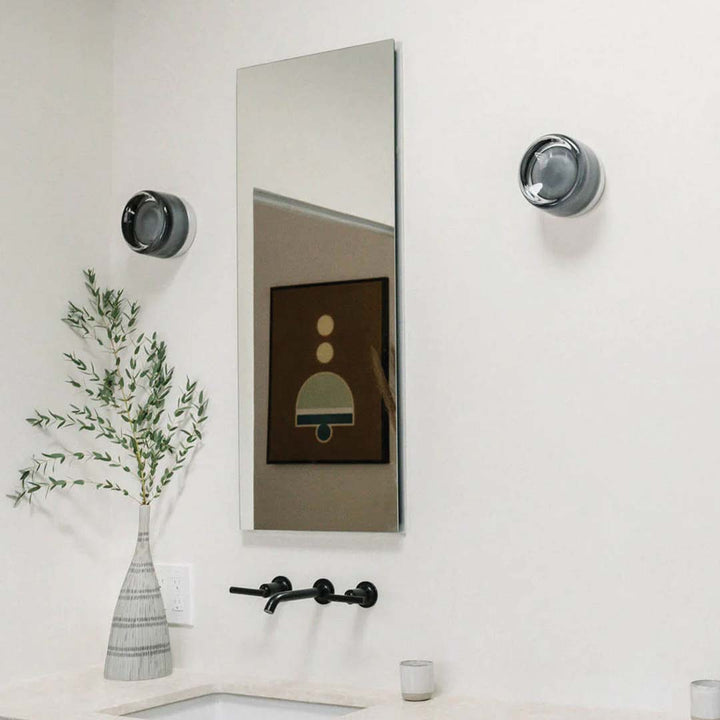 Compact Wall Lamp - DimpleGlow-Amber-State of Style