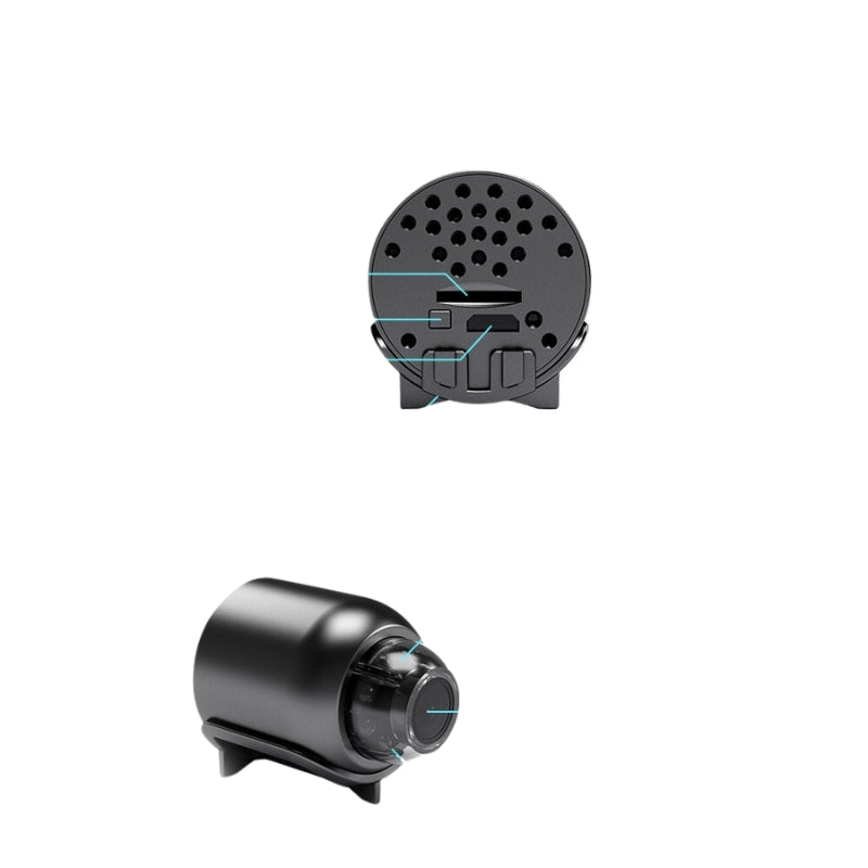 Compact WiFi Surveillance Camera - SafeWatch Mini-Camera Only-State of Style