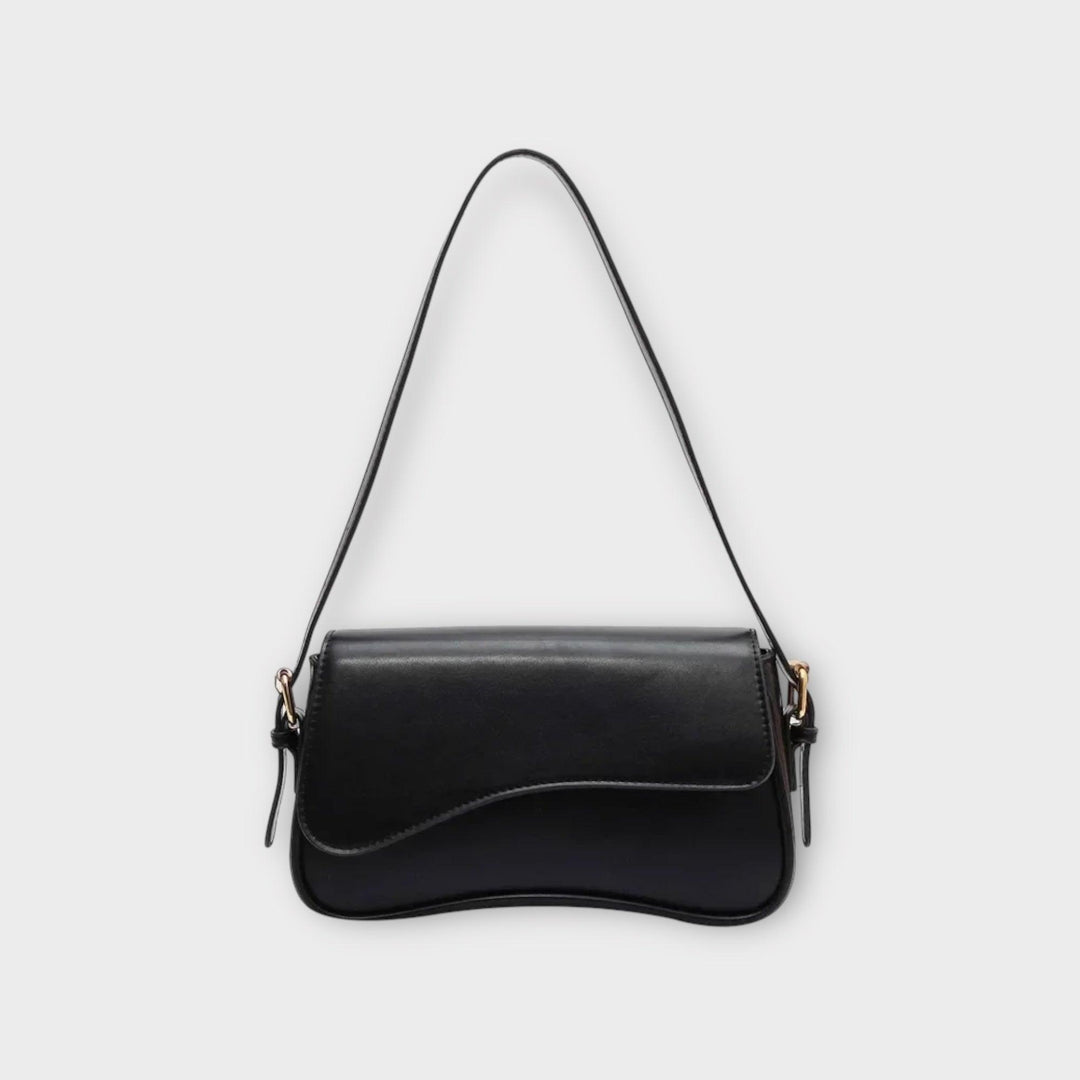 Compact Women's Shoulder Bag - Sophia-Black-State of Style