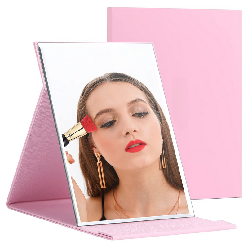 Compacte Make-up Spiegel met Standaard-Roze-State of Style