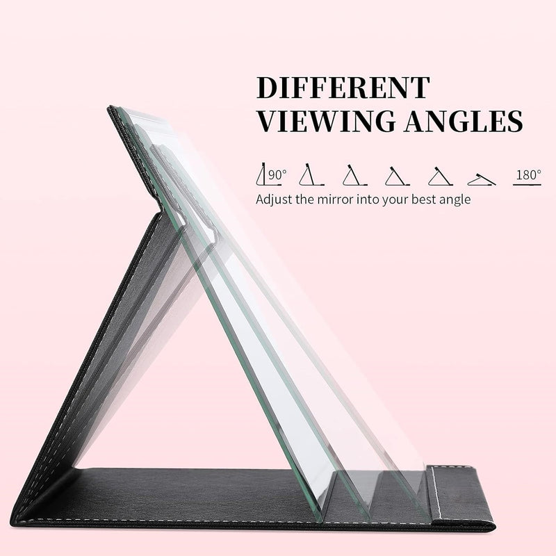 Compacte Make-up Spiegel met Standaard-Zwart-State of Style