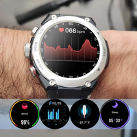 Complete Smartwatch with Built-in Wireless Earbuds - AlphaX-Black-State of Style