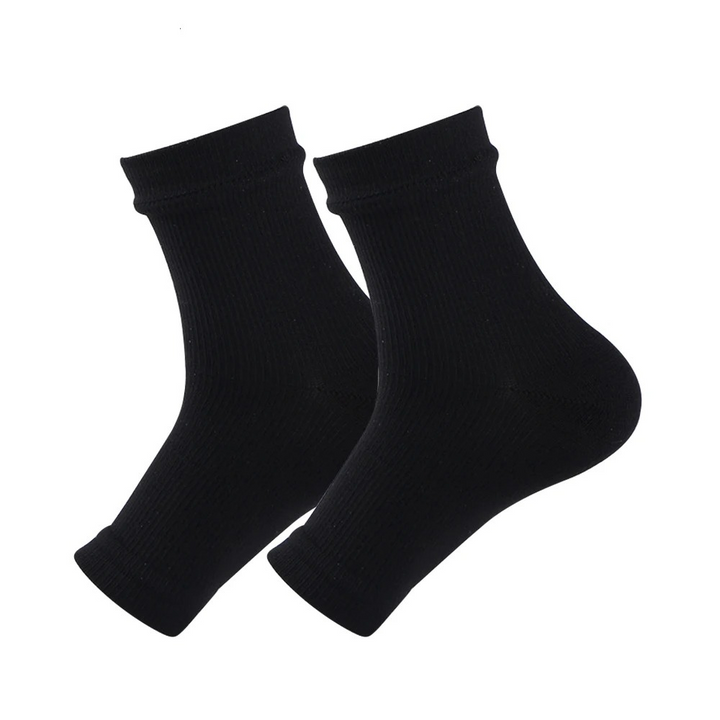 Compression Ankle Socks for Neuropathy - AnkleSupport Pro-Black-M (3.0 - 6.5)-State of Style
