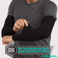 Compression Armsleeve - VitalFlex-1 Pack-Black-State of Style