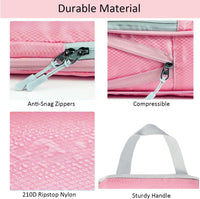 Expandable Compression Packing Cubes Set – 4pcs Travel Organisers