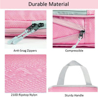 Expandable Compression Packing Cubes Set – 4pcs Travel Organisers