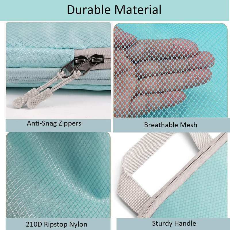 Expandable Compression Packing Cubes Set – 4pcs Travel Organisers