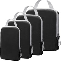 Expandable Compression Packing Cubes Set – 4pcs Travel Organisers