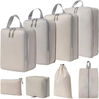 Expandable Compression Packing Cubes Set – 4pcs Travel Organisers
