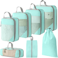 Expandable Compression Packing Cubes Set – 4pcs Travel Organisers