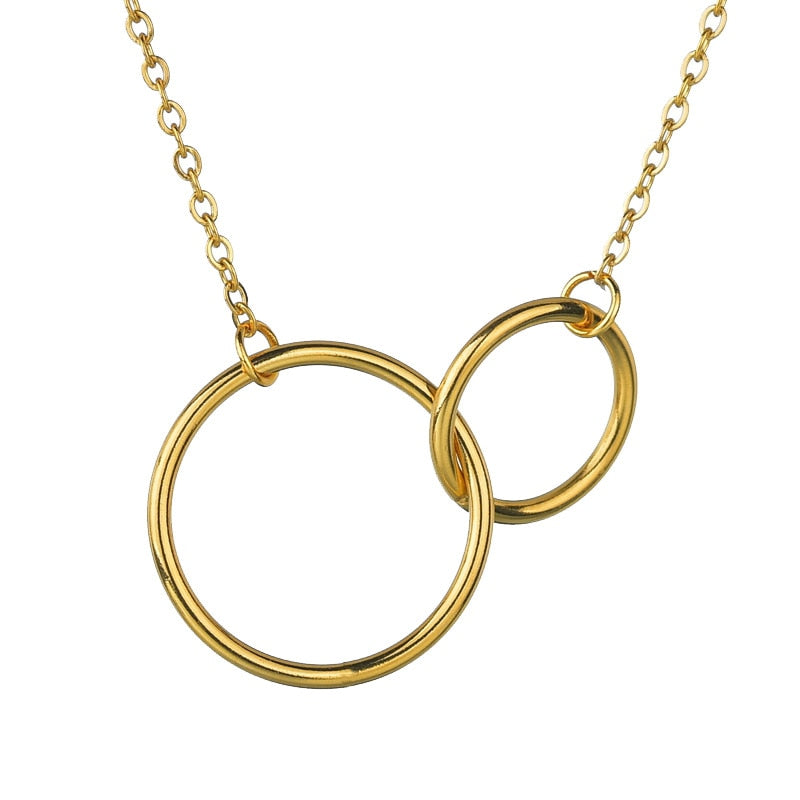 Connected Necklace | Stylish Everyday Jewellery-Gold-48cm-State of Style