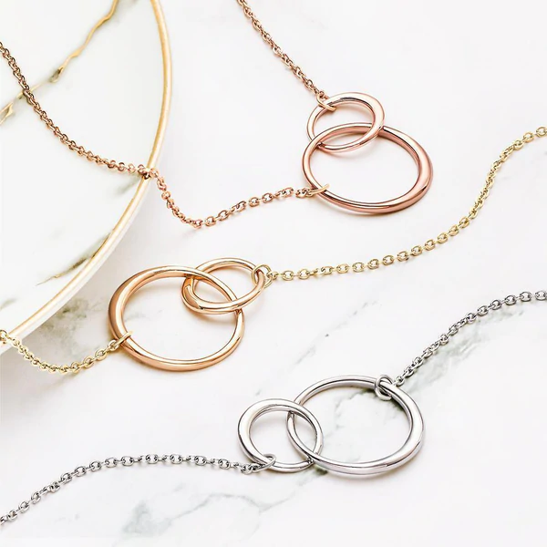 Connected Necklace | Stylish Everyday Jewellery-Gold-48cm-State of Style