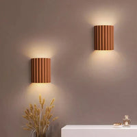 Contemporary Resin Wall Lamps - GlowStone-Brown-State of Style