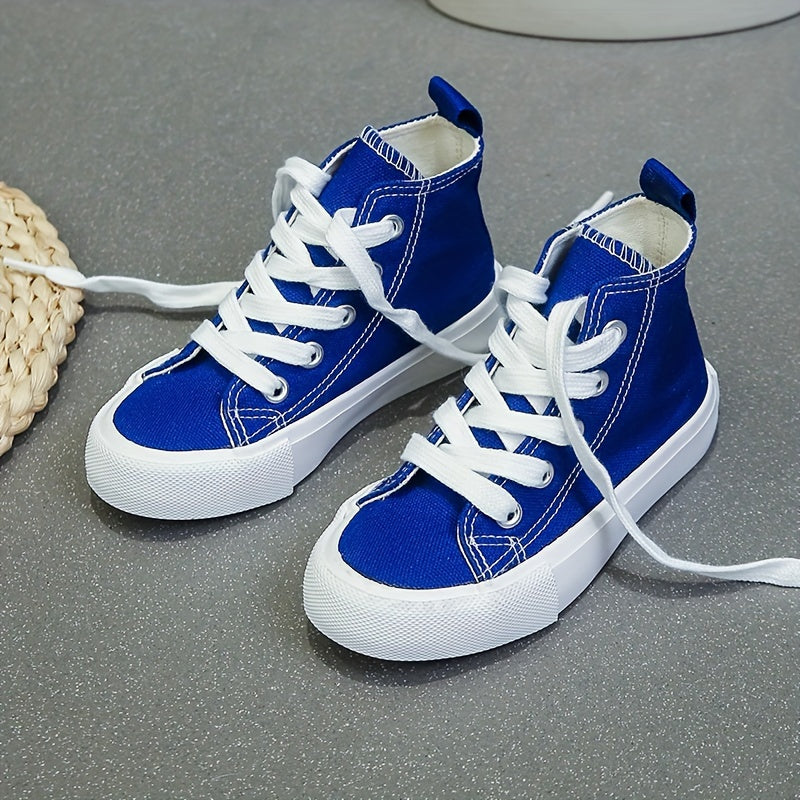 Cool High-Top Sneakers Rilo – For Kids Who Love to Move-Black-4-State of Style