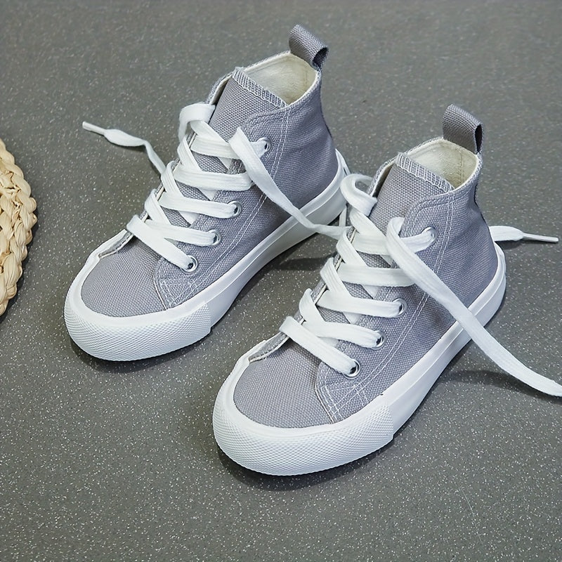 Cool High-Top Sneakers Rilo – For Kids Who Love to Move-Black-4-State of Style