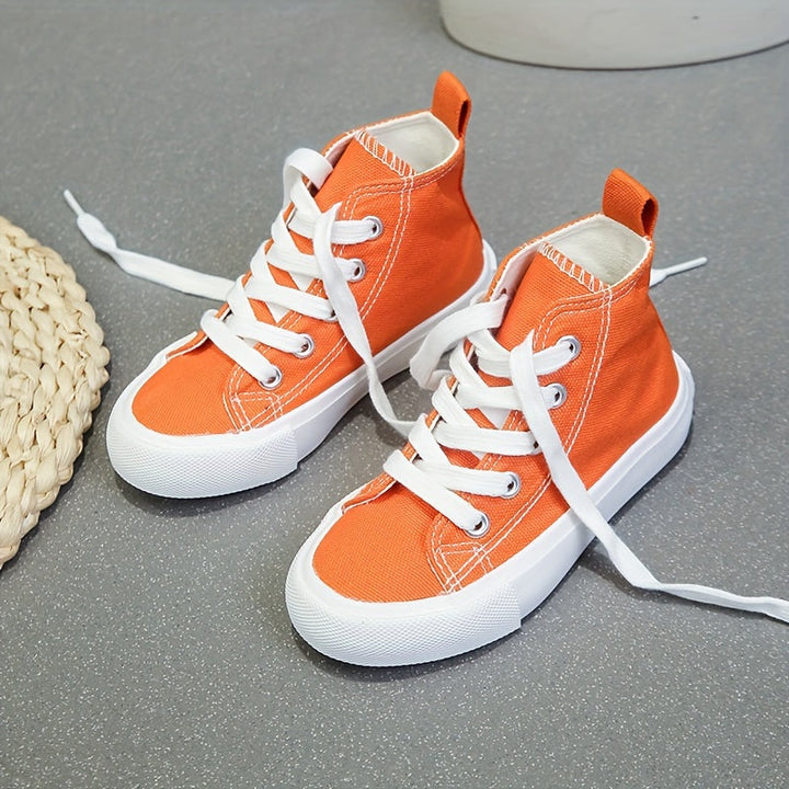 Cool High-Top Sneakers Rilo – For Kids Who Love to Move-Black-4-State of Style