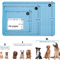 Cooling Dog Mat - CoolPet Mat-XS 40x30 cm-Blue-State of Style