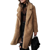 Cosy Teddy Jacket for Women | Ella's Jacket-Brown-S-State of Style