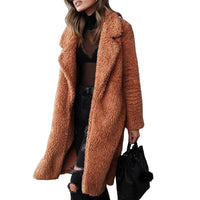 Cosy Teddy Jacket for Women | Ella's Jacket-Orange-S-State of Style