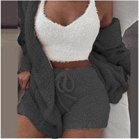 Cosy Women's Knitted Fleece Dress | Stylish & Warm-Black-S-State of Style